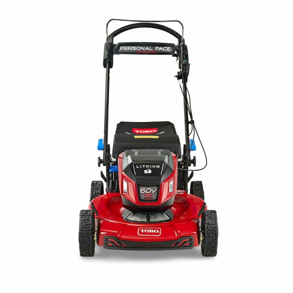 Toro 60V Max* 22 in. (56 cm) Recycler® w/Personal Pace® & SmartStow® Lawn Mower w/ 7.5Ah Battery included (21468)