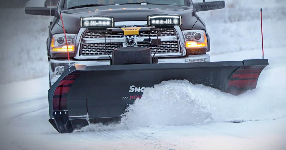 SnowEx POWER PLOW™ Adjustable Winged Snowplow SnowEx POWER PLOW™ Adjustable Winged Snowplow