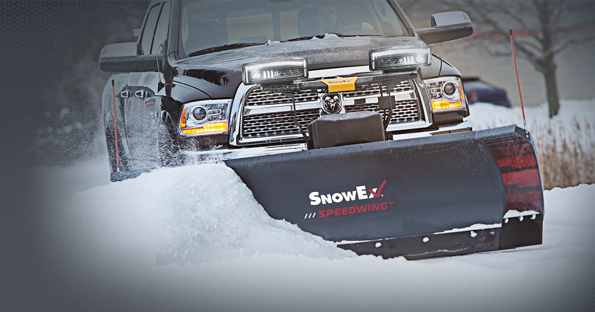 SnowEx SPEEDWING™ Automatic Winged Snowplow SnowEx SPEEDWING™ Automatic Winged Snowplow