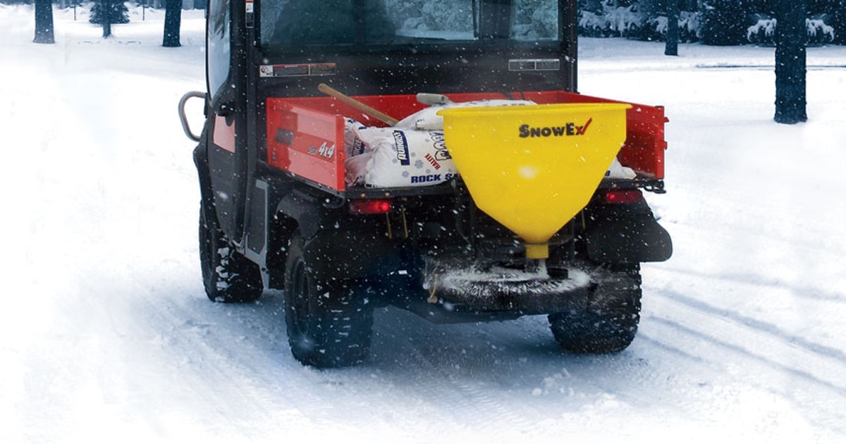 SnowEx Wireless Utility Poly Tailgate Spreader SnowEx Wireless Utility Poly Tailgate Spreader
