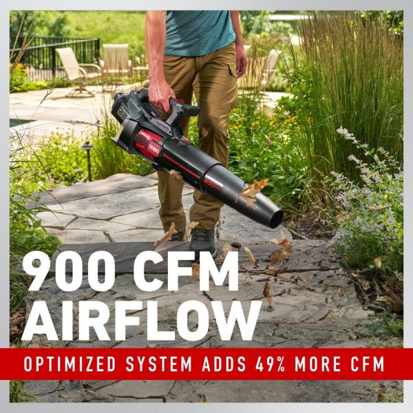 Toro 60V MAX* 900 CFM Brushless Leaf Blower with 4.0Ah Battery (51827)