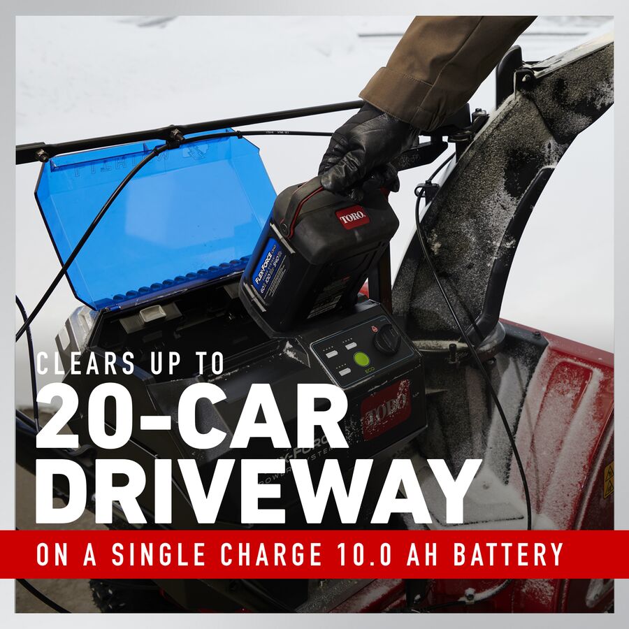 Toro 60V MAX* 24 in. (61 cm) SnowMaster® Single-Stage Snow Blower - 10.0Ah Battery Included (39914)