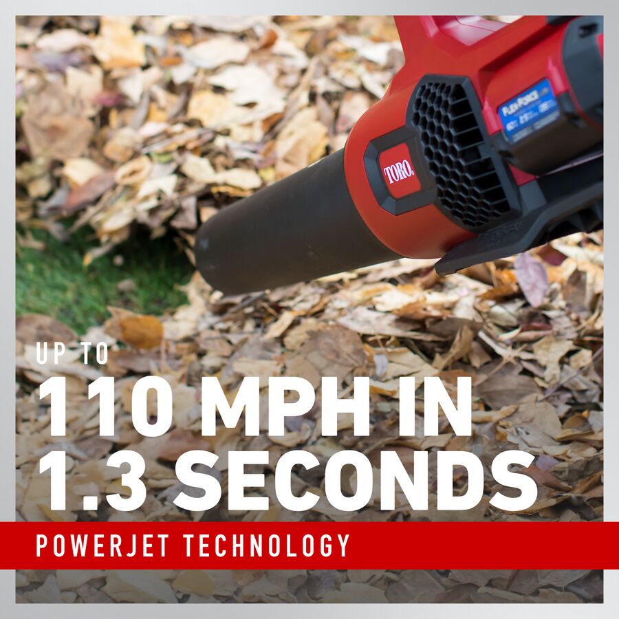 Toro 60V MAX* 565 CFM Brushless Leaf Blower - 2.0Ah Battery Included (51821)