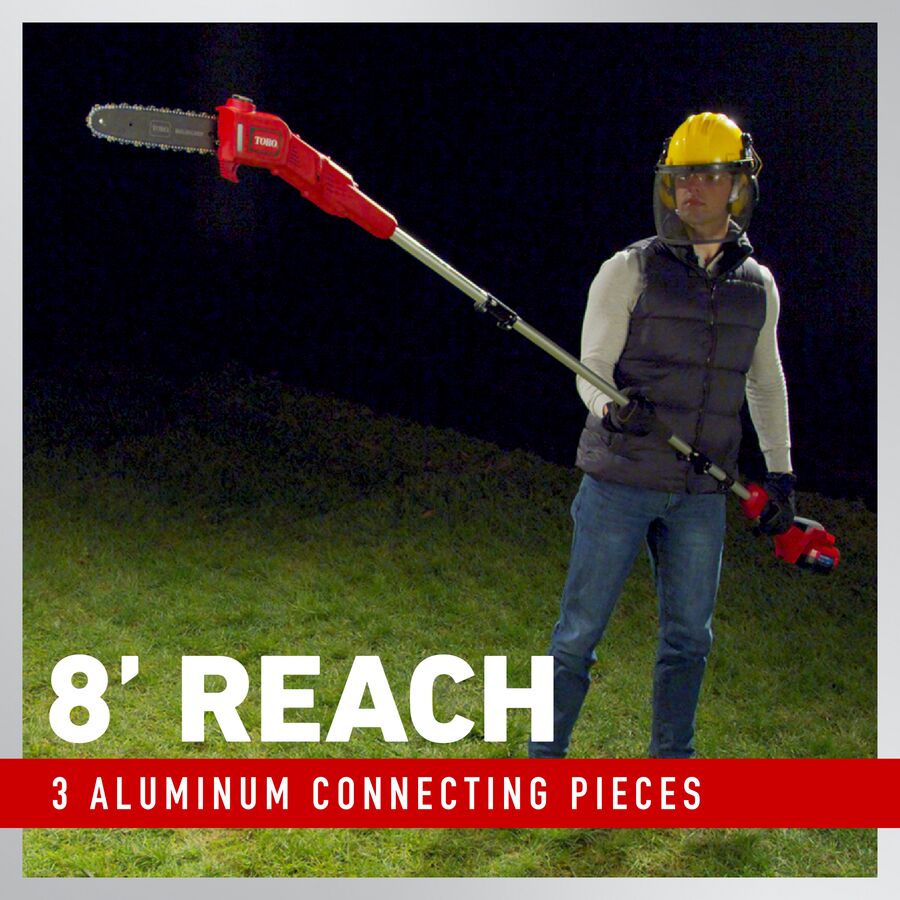 Toro 60V MAX* 10 in. (25.4 cm) Brushless Pole Saw - Battery Not Included (51870T)