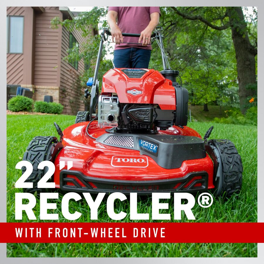 Toro 22 in. (56cm) Recycler® Self-Propel Gas Lawn Mower (21445)