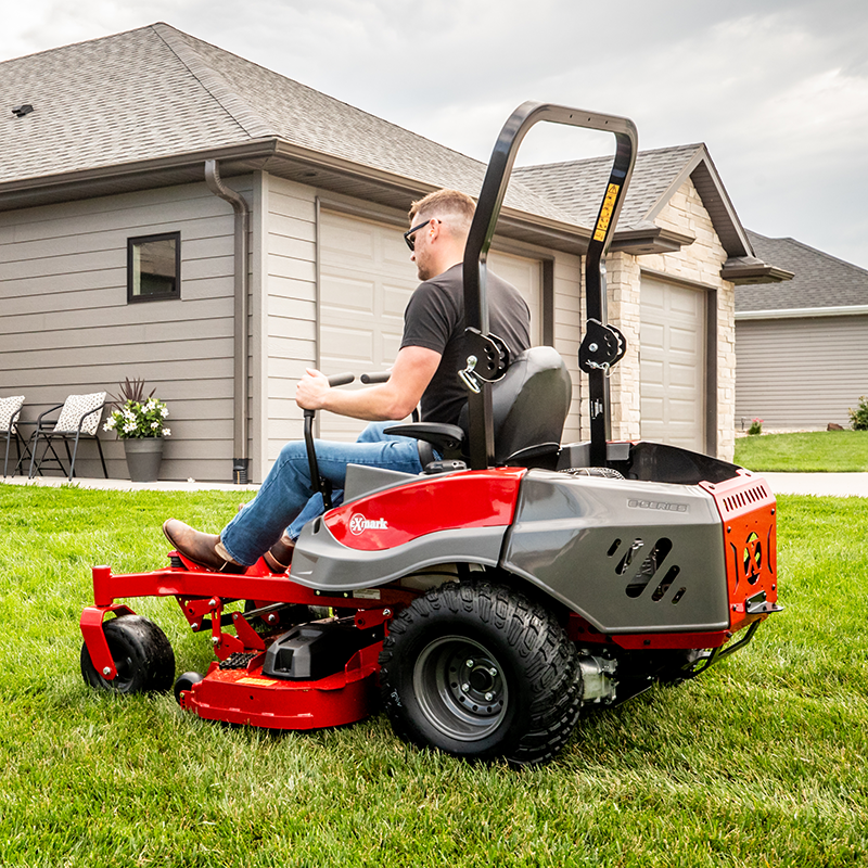 Exmark Radius E-Series with 24.5 HP* Exmark 708CC Engine and 48” UltraCut Series 3 (2-Blade) Deck Exmark Radius E-Series with 24.5 HP* Exmark 708CC Engine and 48” UltraCut Series 3 (2-Blade) Deck