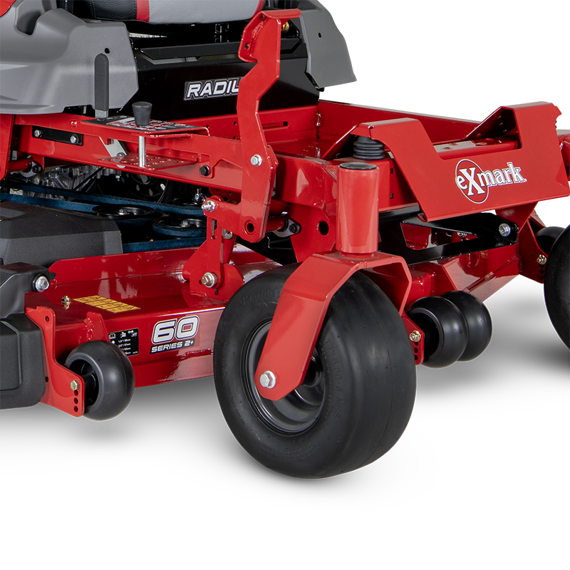 Exmark Radius E-Series with 24.5 HP* Exmark 708CC Engine and 48” UltraCut Series 3 (2-Blade) Deck Exmark Radius E-Series with 24.5 HP* Exmark 708CC Engine and 48” UltraCut Series 3 (2-Blade) Deck